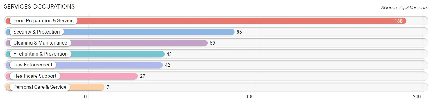 Services Occupations in Zip Code 11507