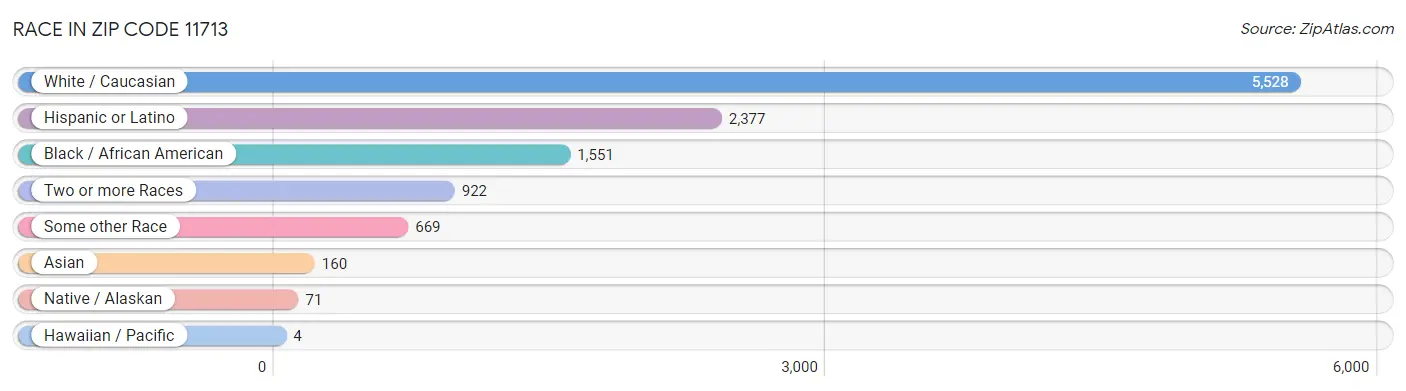 Race in Zip Code 11713