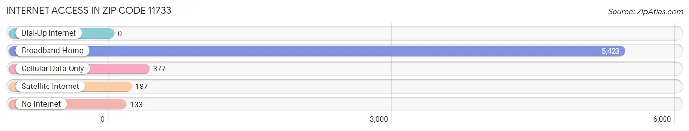 Internet Access in Zip Code 11733