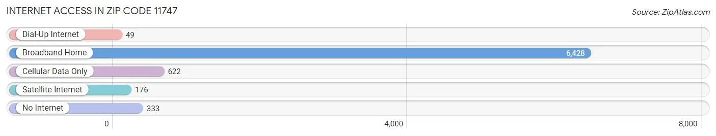 Internet Access in Zip Code 11747