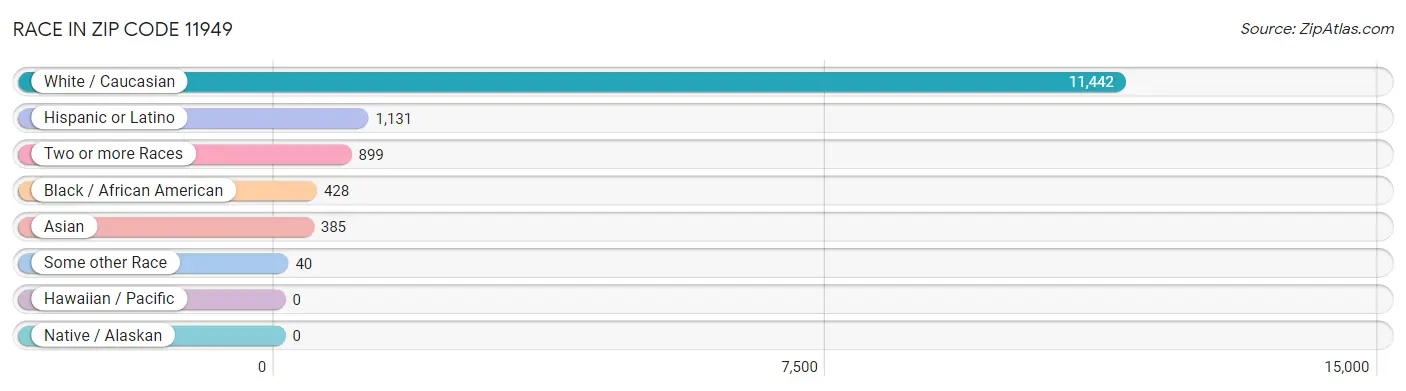 Race in Zip Code 11949