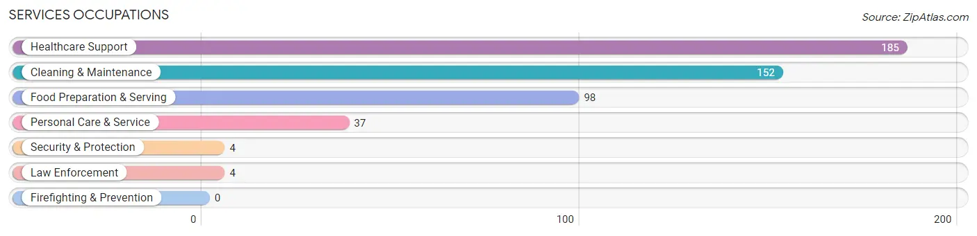 Services Occupations in Zip Code 12025