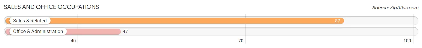 Sales and Office Occupations in Zip Code 12116