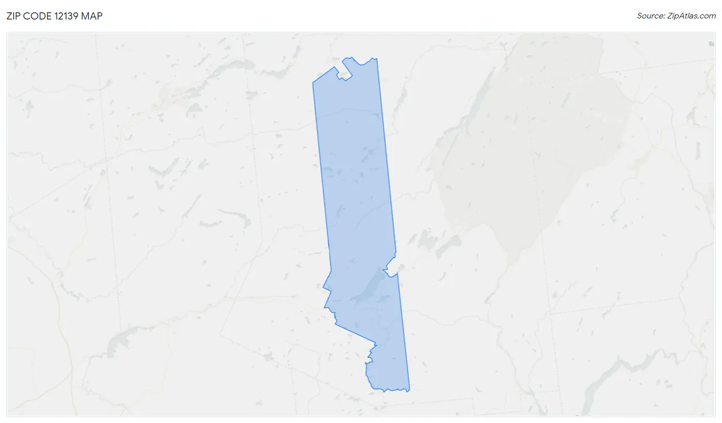 Zip Code 12139 Map