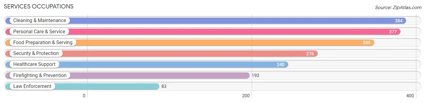 Services Occupations in Zip Code 12302