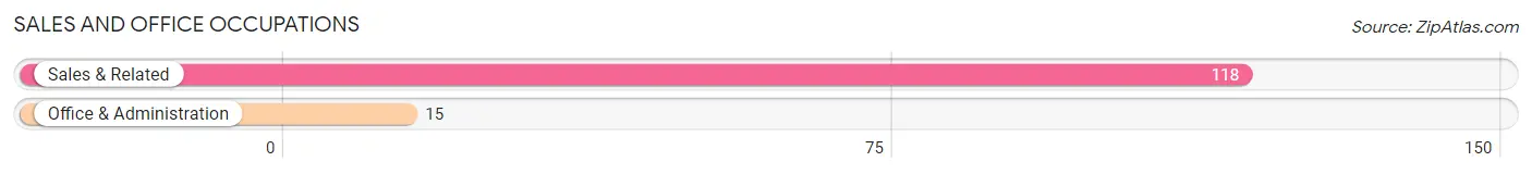 Sales and Office Occupations in Zip Code 12461