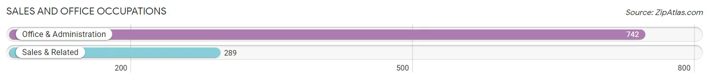 Sales and Office Occupations in Zip Code 12540