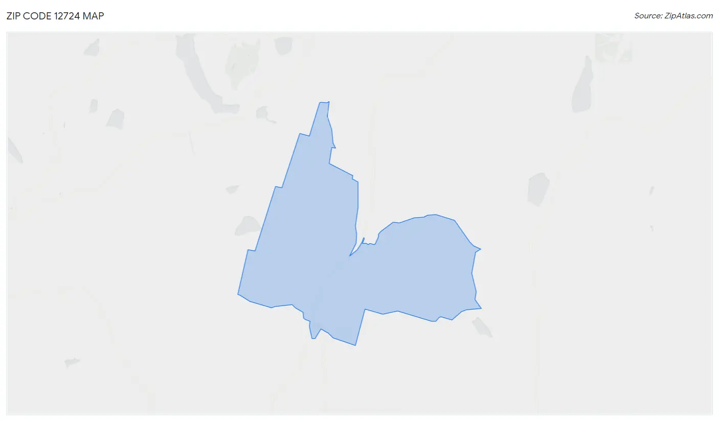 Zip Code 12724 Map