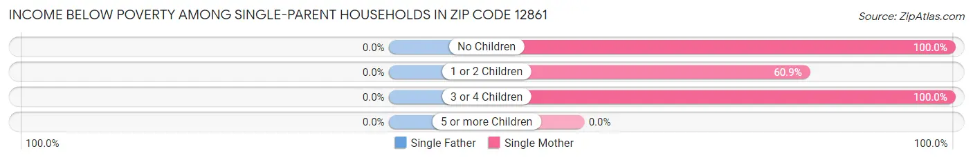 Income Below Poverty Among Single-Parent Households in Zip Code 12861