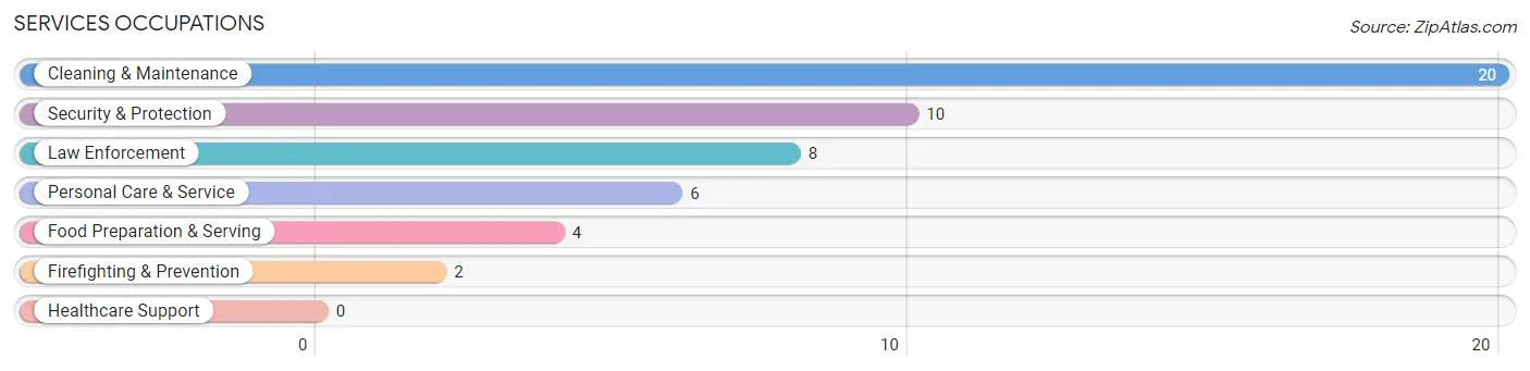 Services Occupations in Zip Code 13081