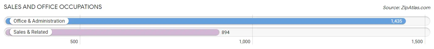 Sales and Office Occupations in Zip Code 13088