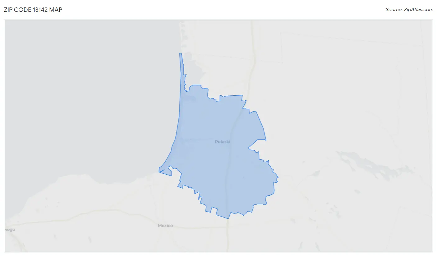 Zip Code 13142 Map