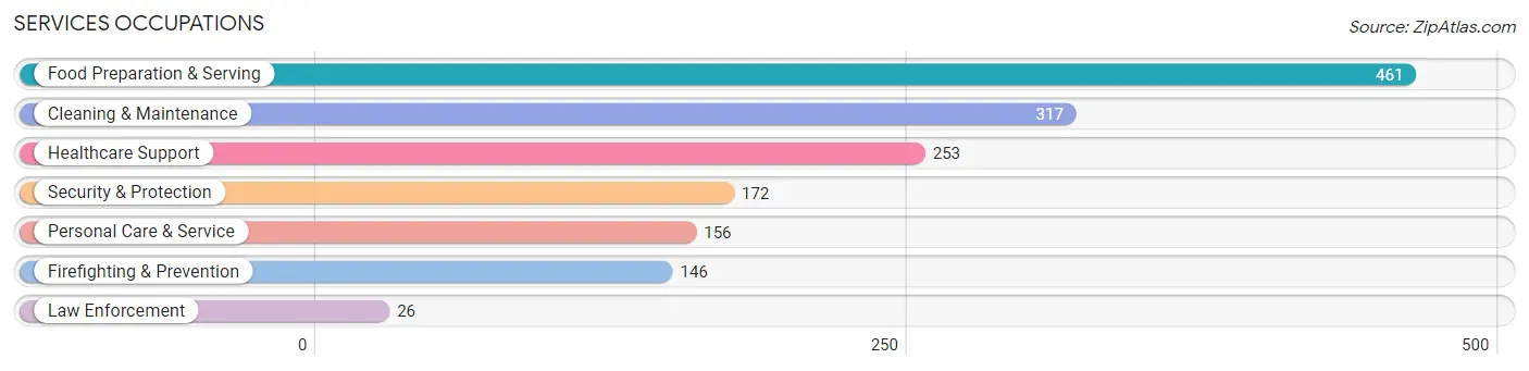 Services Occupations in Zip Code 13212