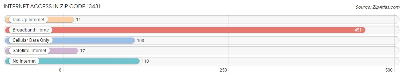 Internet Access in Zip Code 13431