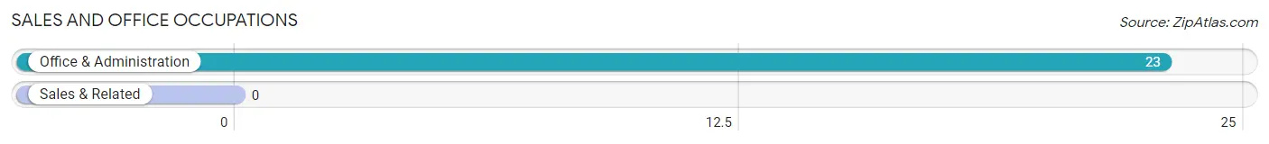 Sales and Office Occupations in Zip Code 13638