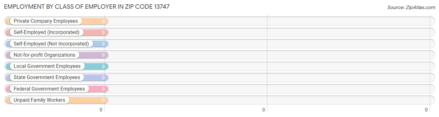 Employment by Class of Employer in Zip Code 13747