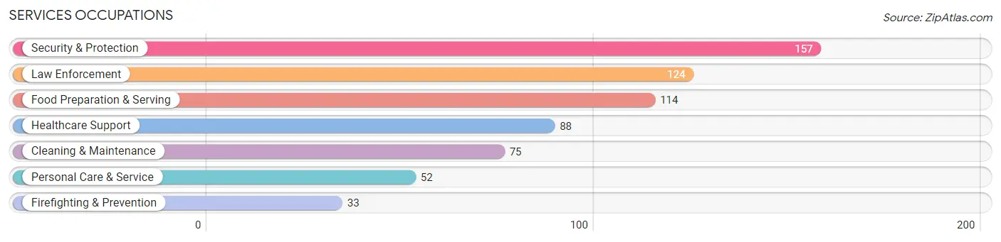 Services Occupations in Zip Code 14085