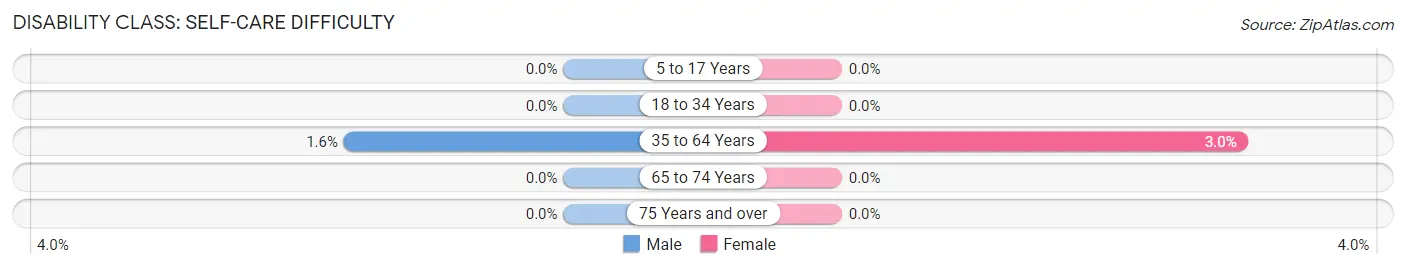 Disability in Zip Code 14170: <span>Self-Care Difficulty</span>