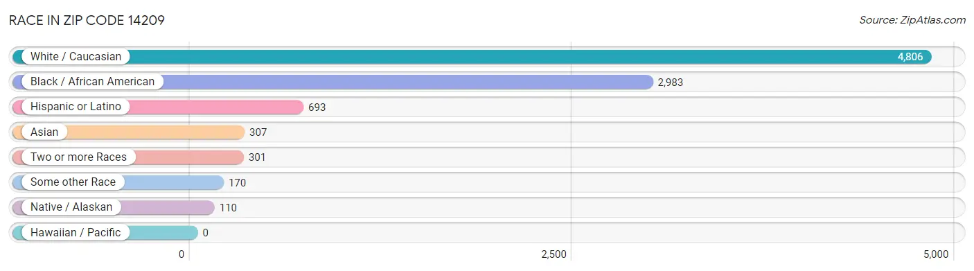 Race in Zip Code 14209