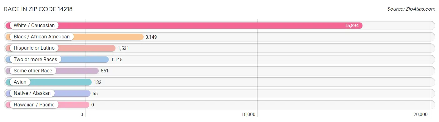 Race in Zip Code 14218