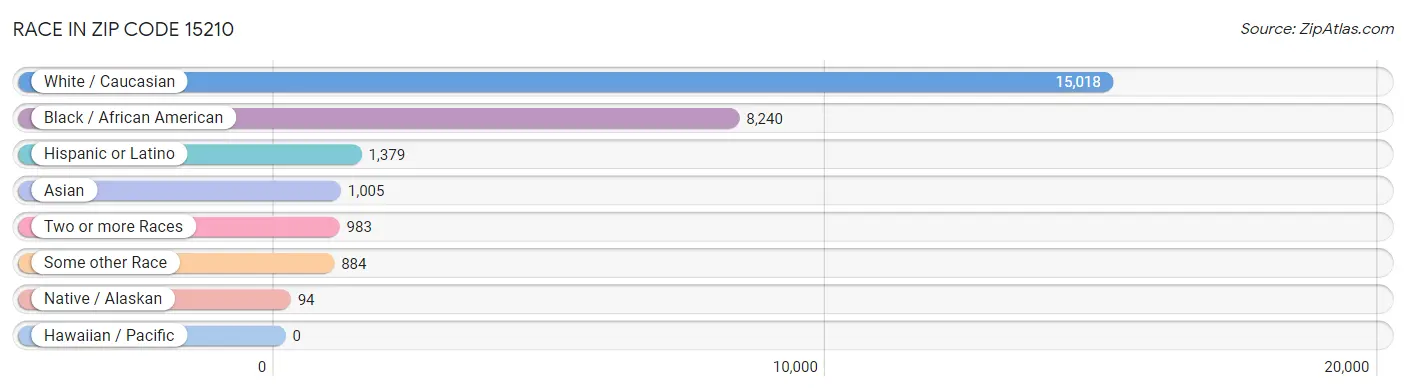Race in Zip Code 15210