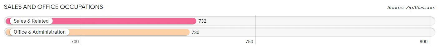 Sales and Office Occupations in Zip Code 15425