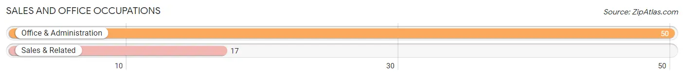 Sales and Office Occupations in Zip Code 15451