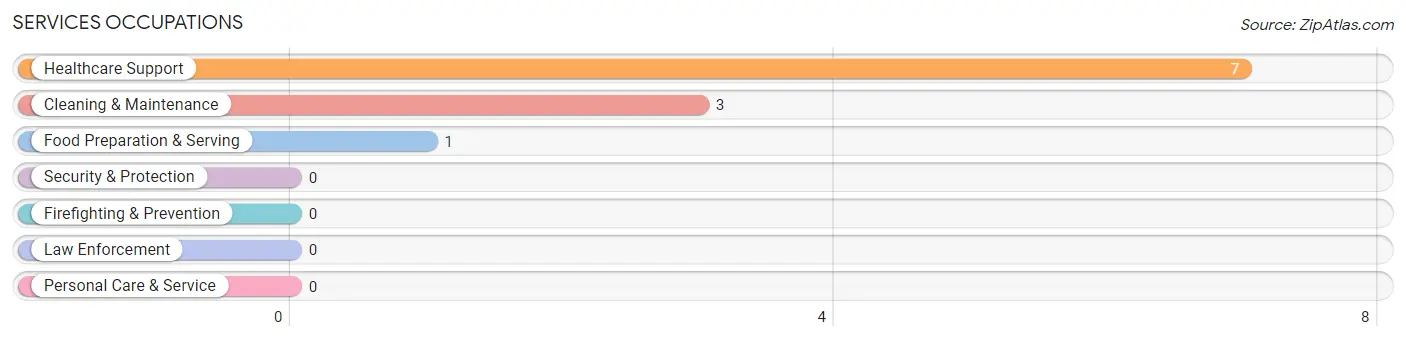 Services Occupations in Zip Code 15784