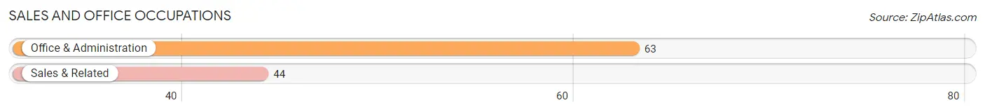 Sales and Office Occupations in Zip Code 15823