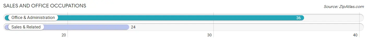 Sales and Office Occupations in Zip Code 15948