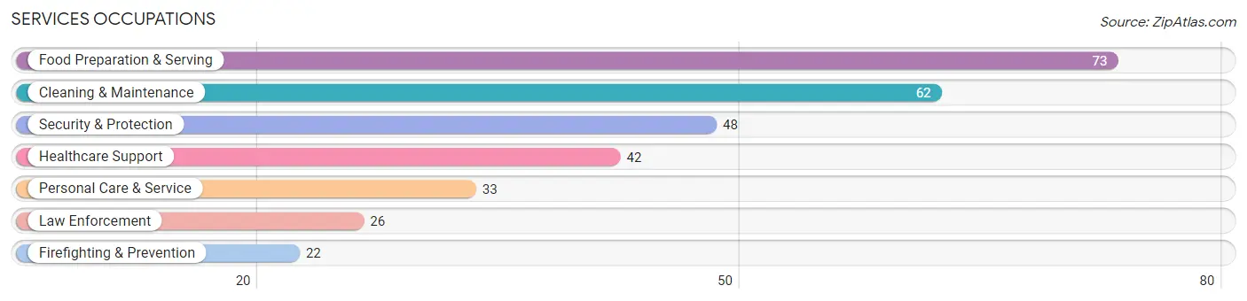 Services Occupations in Zip Code 16143