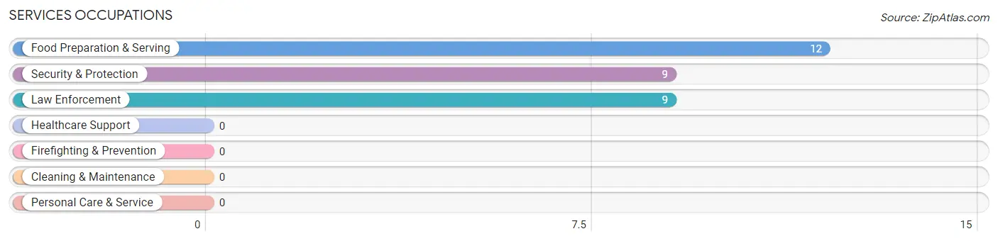 Services Occupations in Zip Code 16250