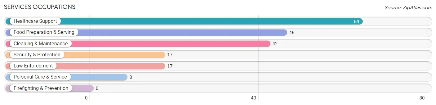 Services Occupations in Zip Code 16255