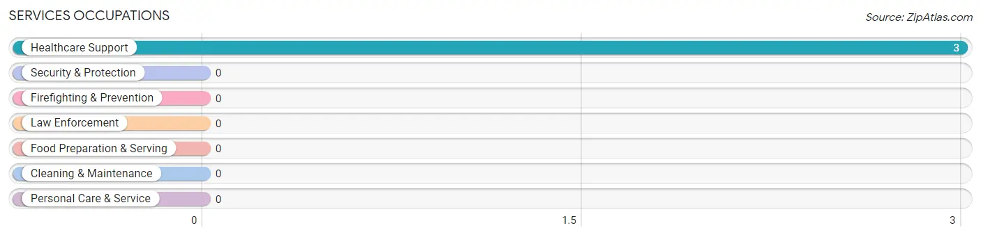 Services Occupations in Zip Code 16734