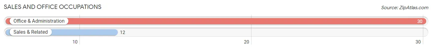 Sales and Office Occupations in Zip Code 16740