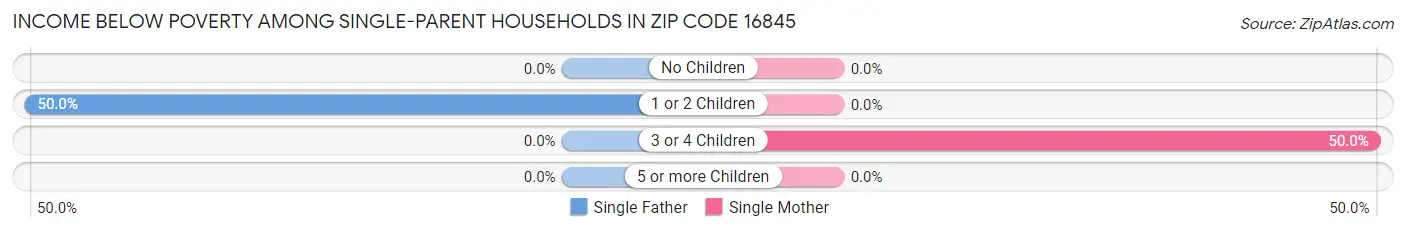 Income Below Poverty Among Single-Parent Households in Zip Code 16845