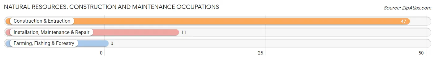 Natural Resources, Construction and Maintenance Occupations in Zip Code 16854