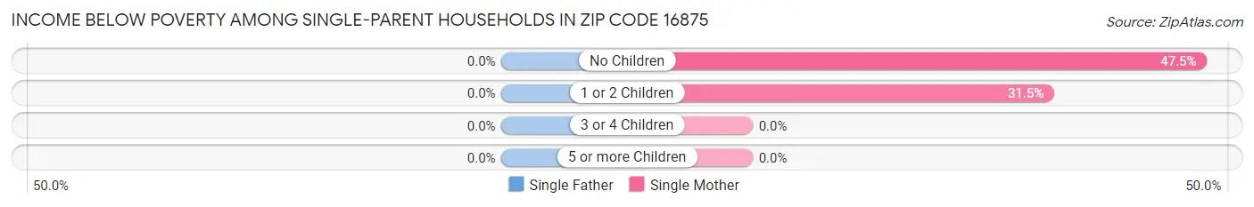 Income Below Poverty Among Single-Parent Households in Zip Code 16875