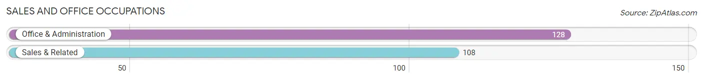 Sales and Office Occupations in Zip Code 16878