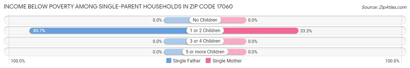 Income Below Poverty Among Single-Parent Households in Zip Code 17060