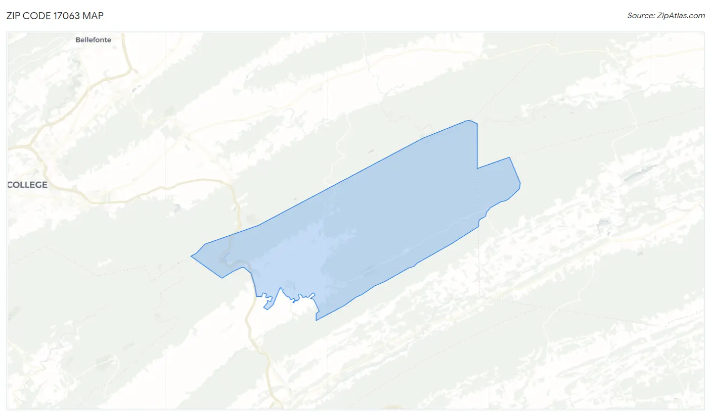 Zip Code 17063 Map