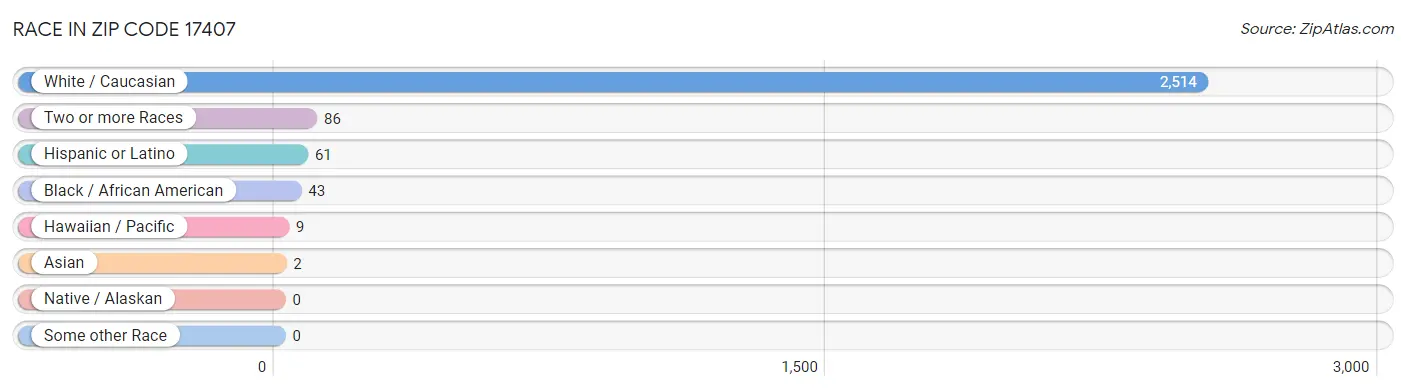 Race in Zip Code 17407