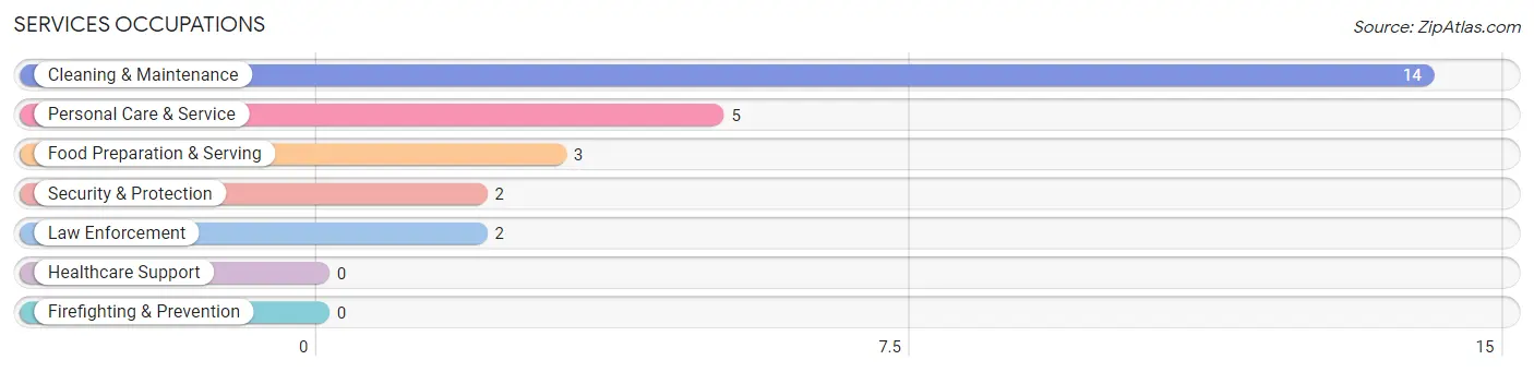 Services Occupations in Zip Code 17888