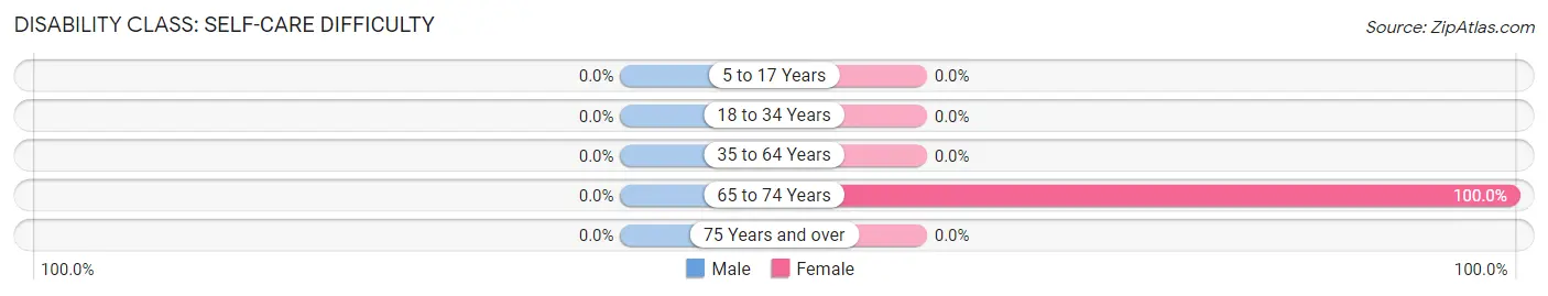 Disability in Zip Code 17933: <span>Self-Care Difficulty</span>