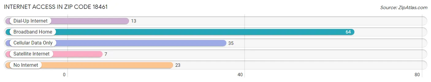 Internet Access in Zip Code 18461
