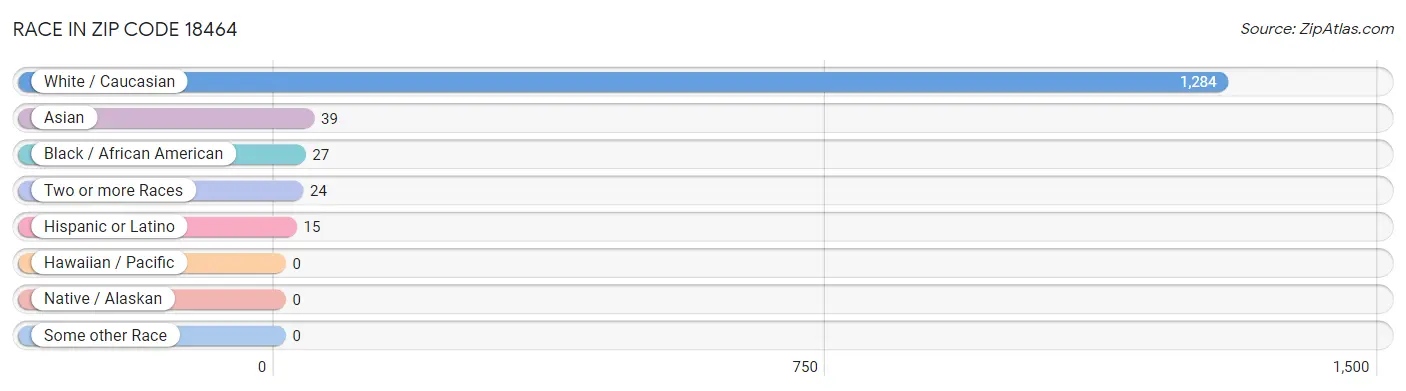 Race in Zip Code 18464