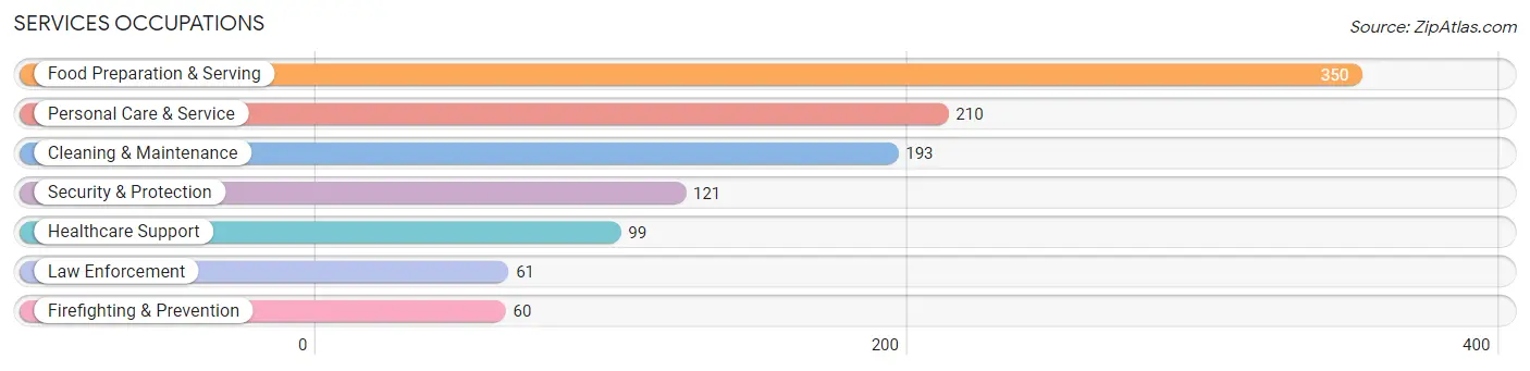 Services Occupations in Zip Code 19008