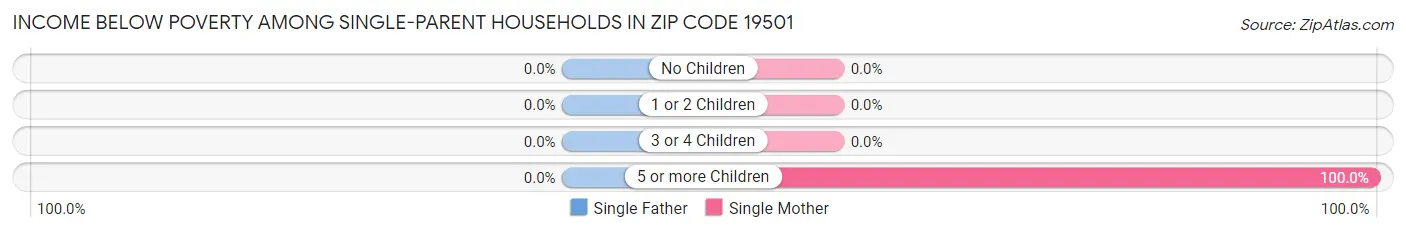 Income Below Poverty Among Single-Parent Households in Zip Code 19501