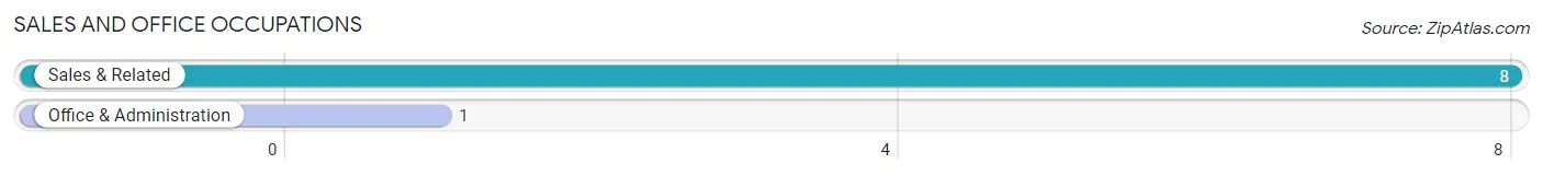 Sales and Office Occupations in Zip Code 19980