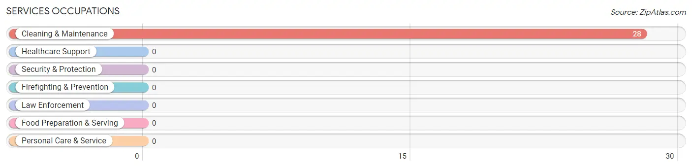 Services Occupations in Zip Code 20680